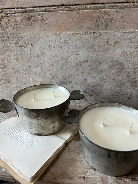 Vintage Handled Pot Candle in Black Tea & Jasmine