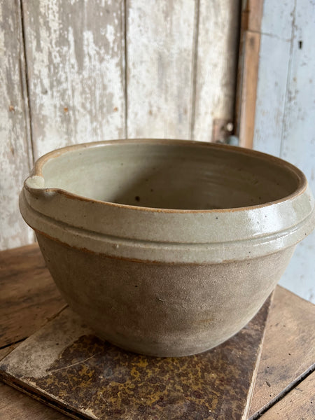 French Stoneware Mixing Bowl