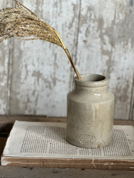 Vintage Juliet Damoy Mustard Jar