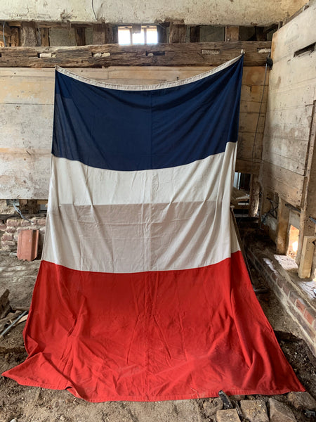 Huge Vintage French Flag