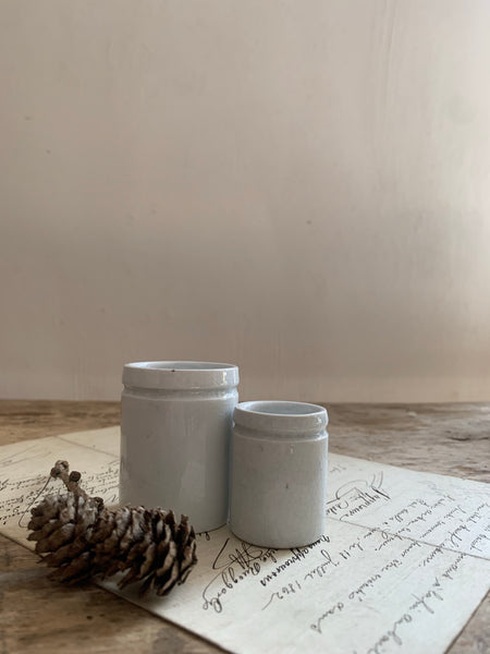 Pair of Vintage French Ink Pots