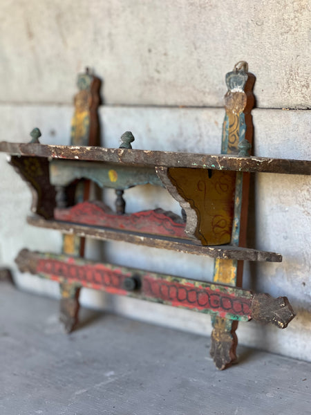 Vintage Folk Art Shelf