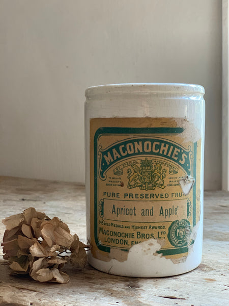 Vintage Maconochie's Preserved Fruits Jar
