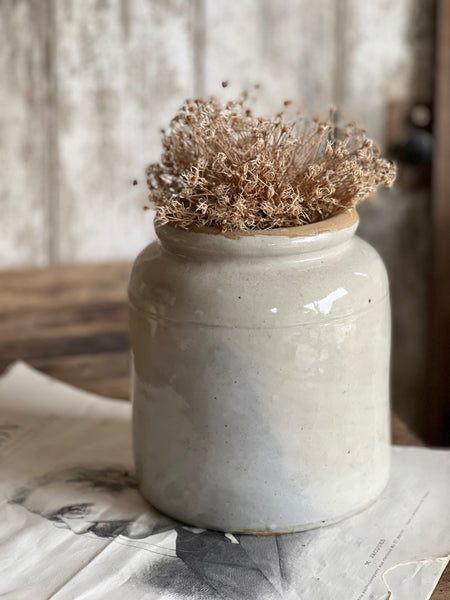 Vintage French Stoneware Pot