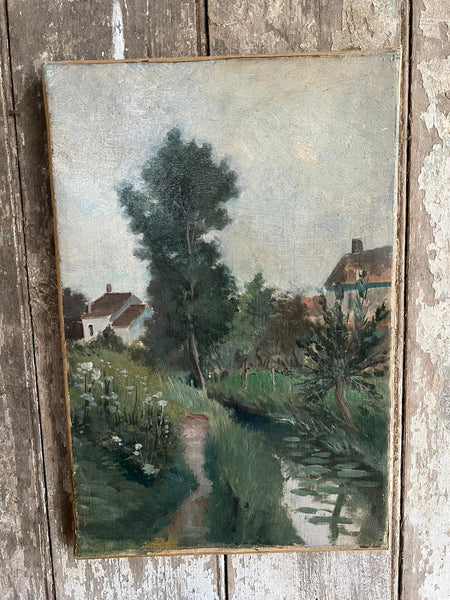 French Landscape Oil Painting