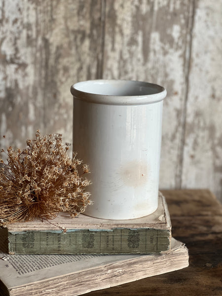 Huge French Creil Et Montereau Antique Pot