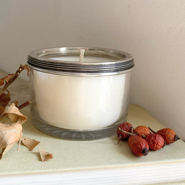 Vintage Glass Pot Candle in Black Tea & Jasmine