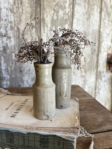 Antique French Stoneware Bottles