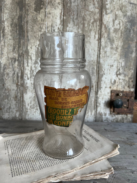 Vintage French Glass Jar
