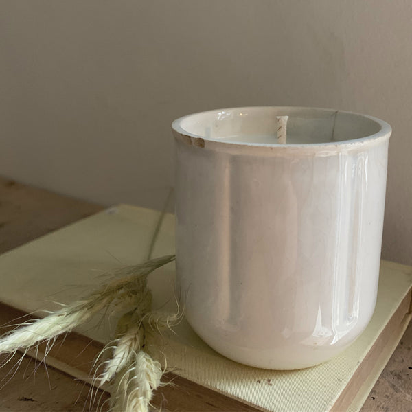 Rustic French Pot Candle in Seasalt & Woodsage