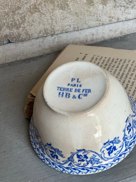 Sweet French Vintage Terre De Fer Bowl