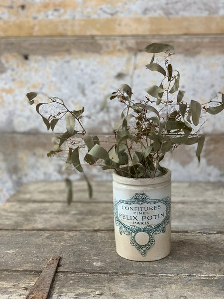 Vintage French Felix Potin Jar