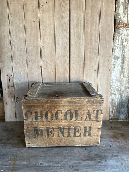 Vintage Chocolat Menier Crate