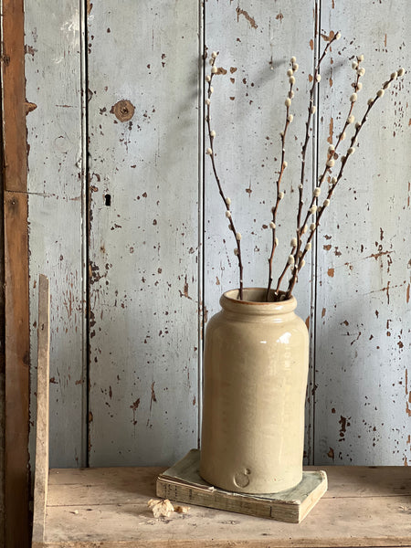 Tall Stoneware Vase
