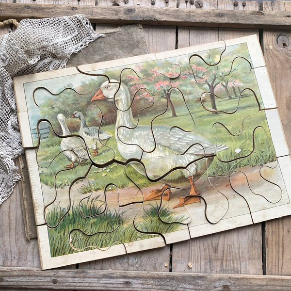 Vintage French Goose Puzzle