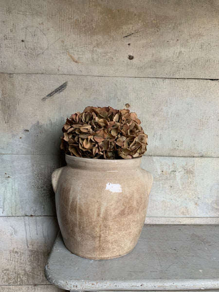 Crazed French Confit Jar Medium