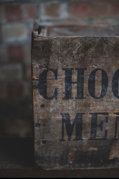 Vintage Chocolat Menier Crate
