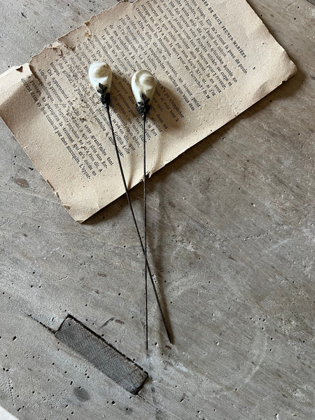 Pair of beautiful hat pins