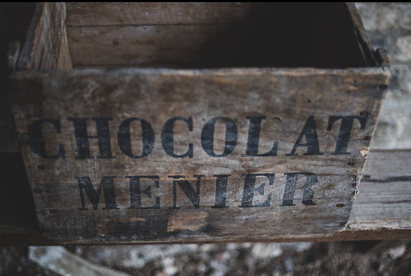 Vintage Chocolat Menier Crate