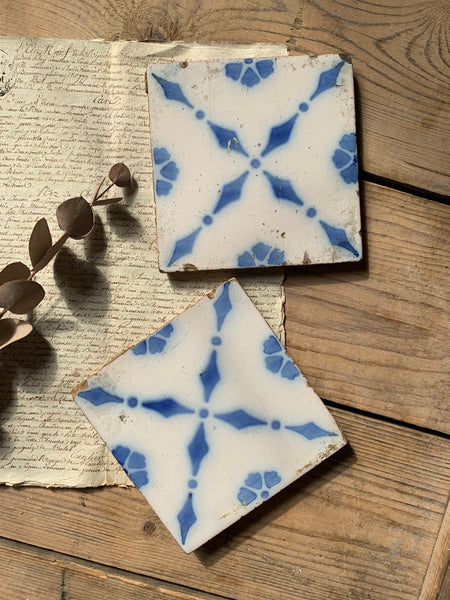 Vintage Blue & White tiles
