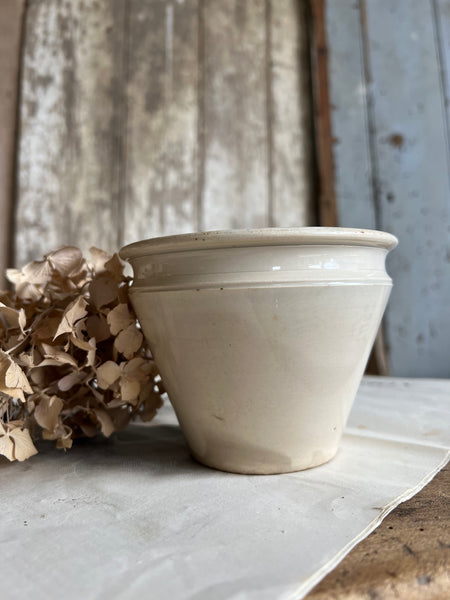 Conical French Creil Et Montereau Antique Pot