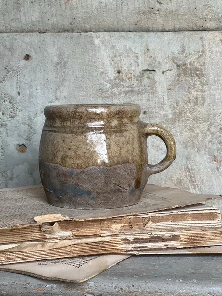 Rustic Handled Jar