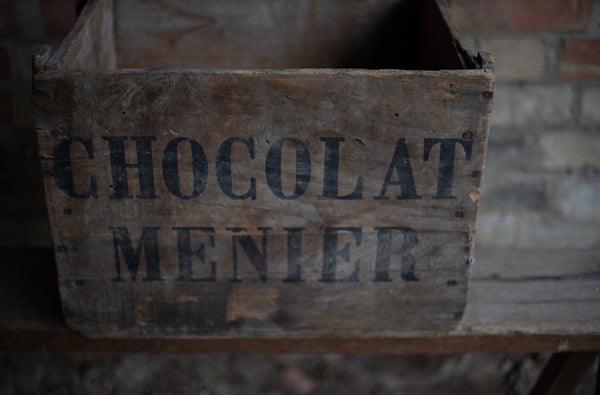 Vintage Chocolat Menier Crate