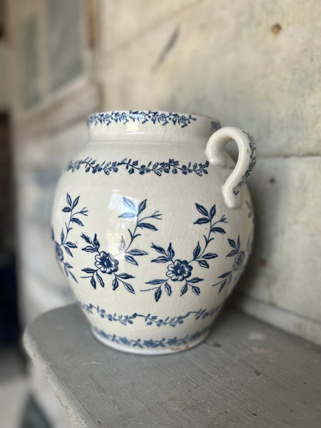 Stunning Blue and White French Floral Confit