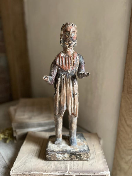 French Antique Religious Figure
