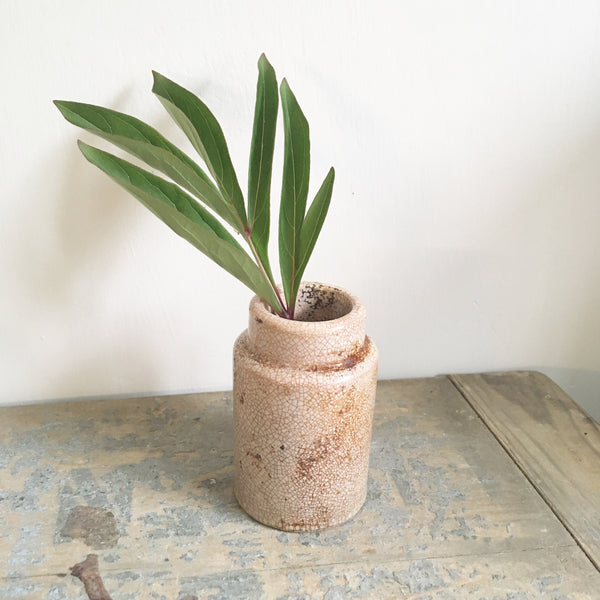 Antique Stoneware Cream Churn