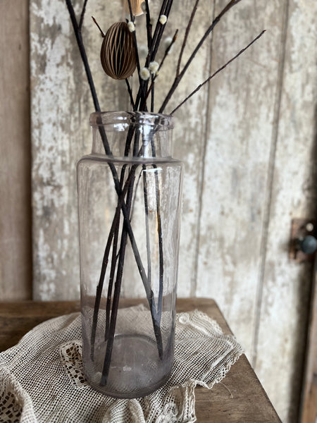 Huge French Vintage Glass Preserves Jar