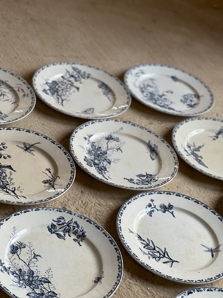 Collection of Vintage Terre de Fer Large Plates