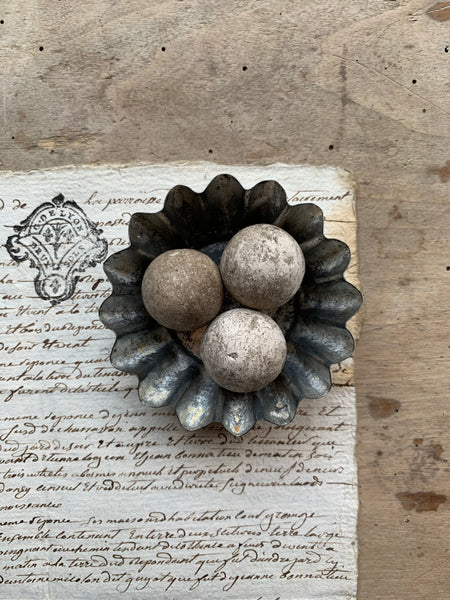 Collection of Antique Clay Marbles