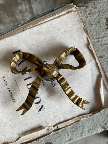 Brass Vintage Bow
