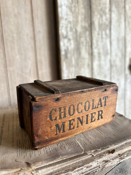 Vintage Chocolat Menier Crate Box