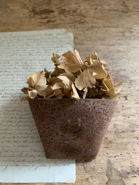Vintage French Metal Wall Pockets