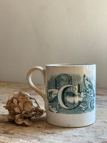 Victorian Alphabet Mug (C&D)