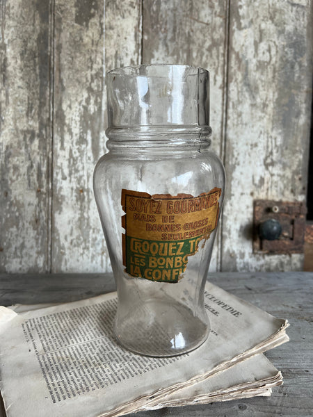 Vintage French Glass Jar
