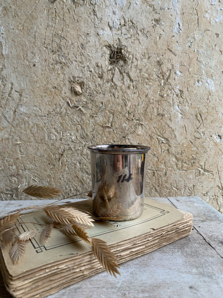 Vintage Cup Candle in Seasalt & Woodsage