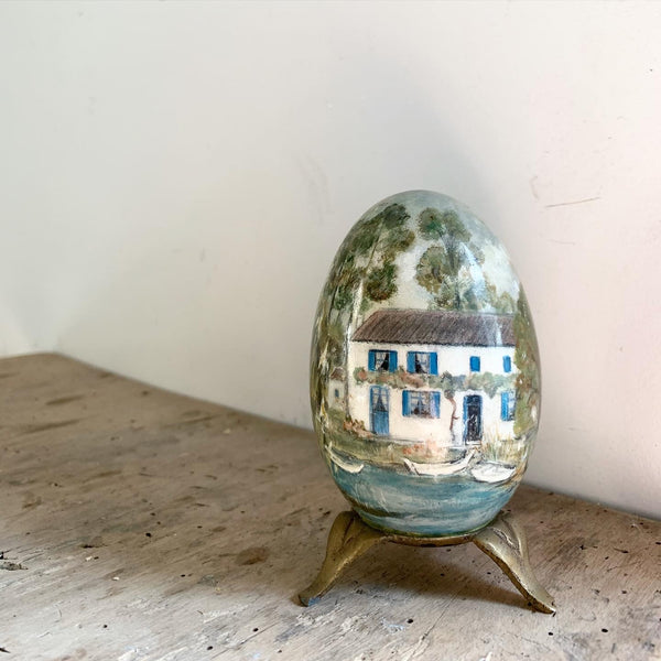 Vintage Painted Egg