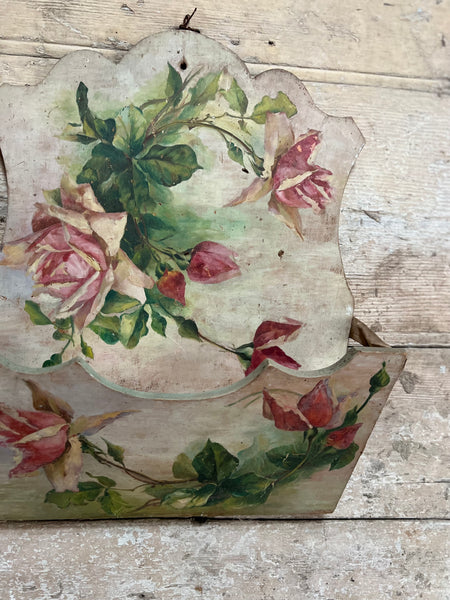 Hand Painted French Letter Holder