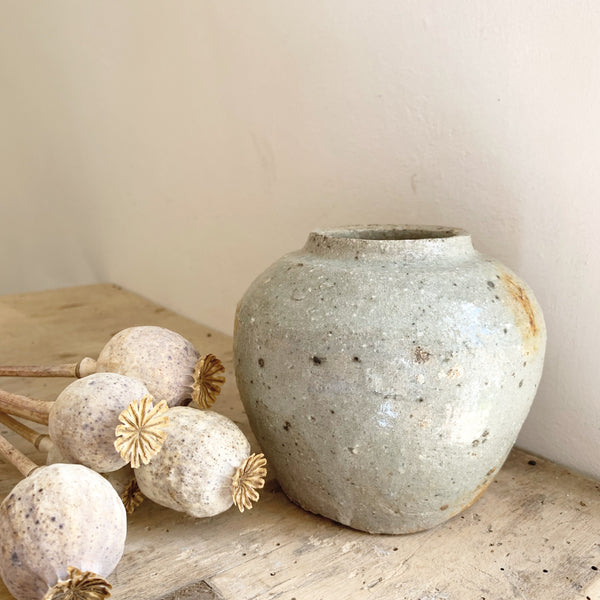 Blue Vintage Ginger Jar