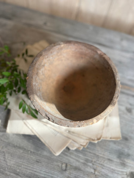 Vintage French Handthrown Bowl