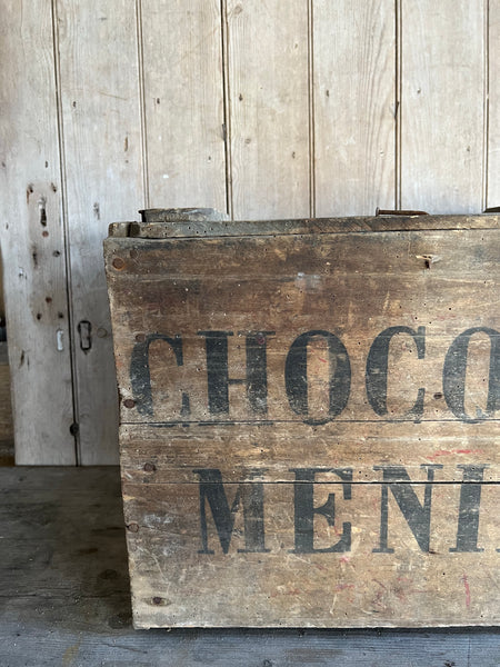 Vintage Chocolat Menier Crate