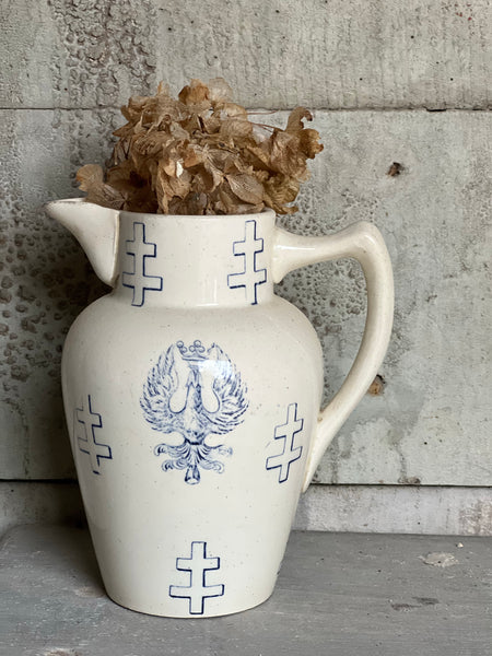 Vintage French Transfer Jug