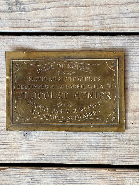 Original Chocolat Menier Label