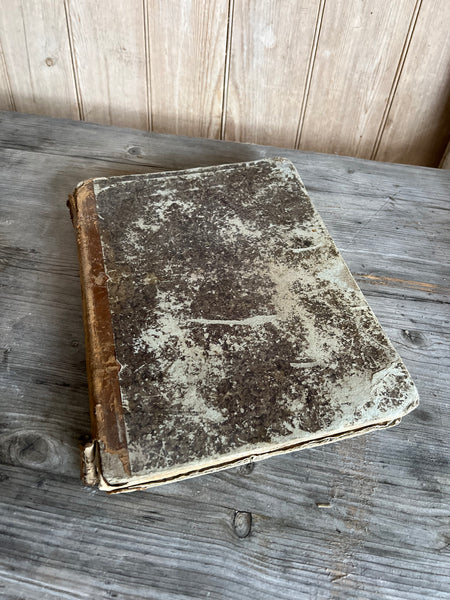 Large French Antique Book Prop