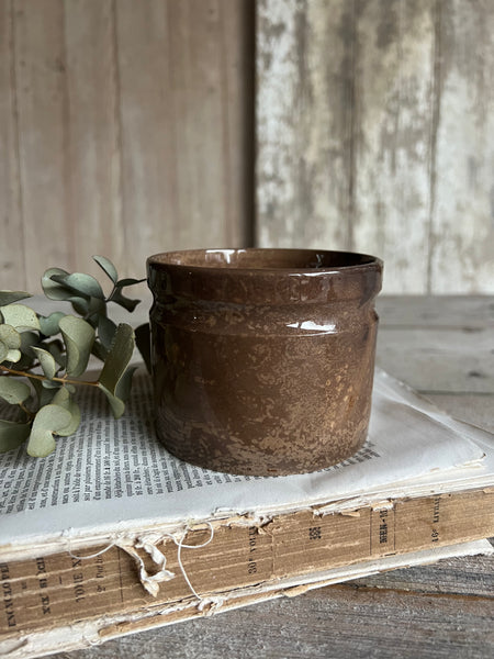 Beautifully Aged Crazed Crock