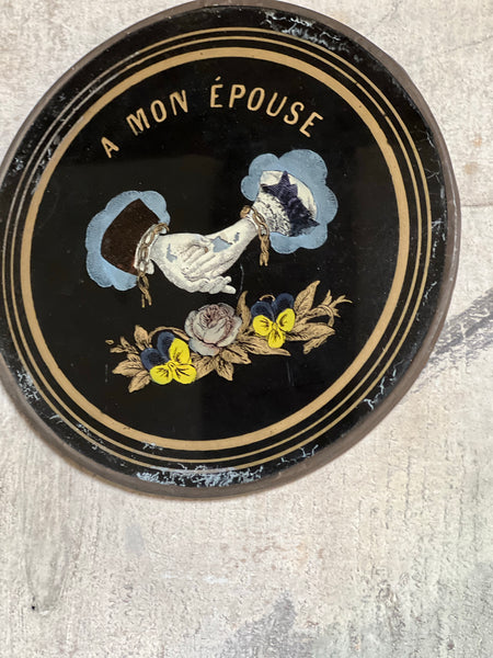 Mon Épouse glass tokens