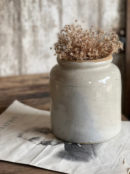 Vintage French Stoneware Pot